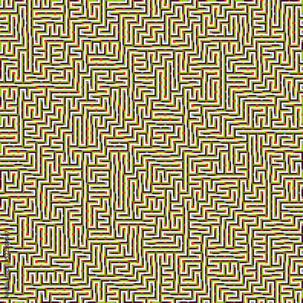 Color Rhombus tile tessellation pattern illustration Color Rhombus tile tessellation pattern illustration