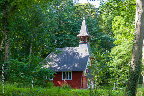 "Schwedenkirche" in Schweden gebaut und bei Ralswiek aufgestellt