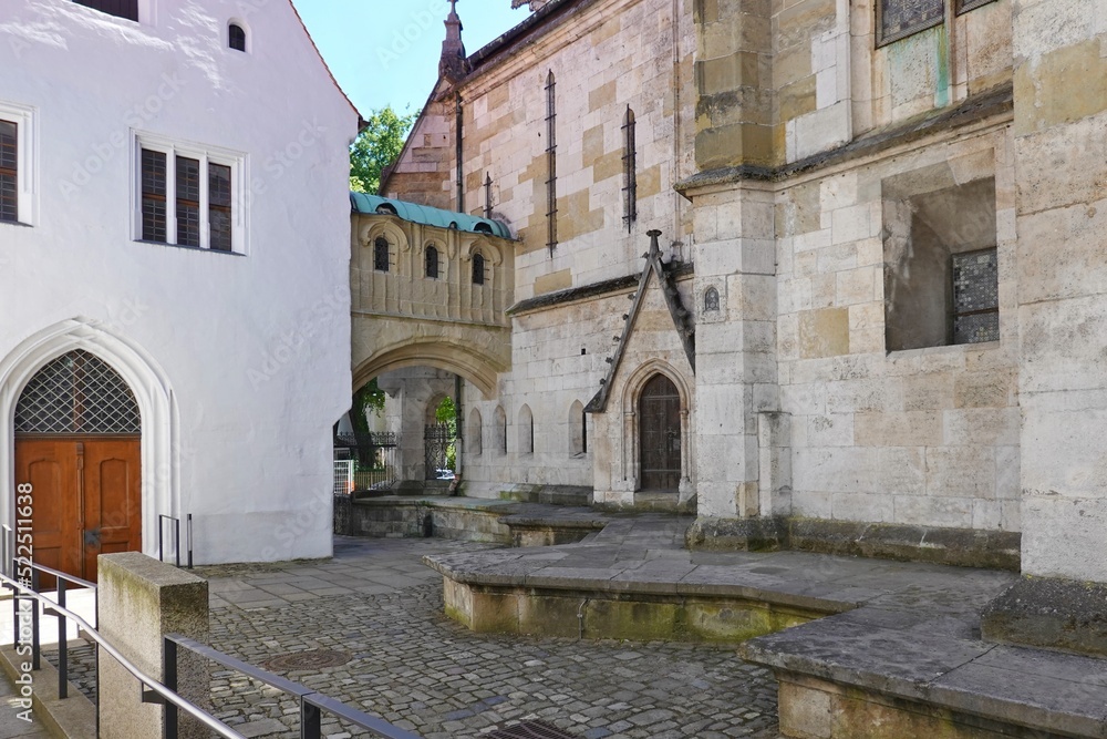 Regensburg - Innenhof am Dom