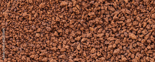 Ground coffee beans texture background