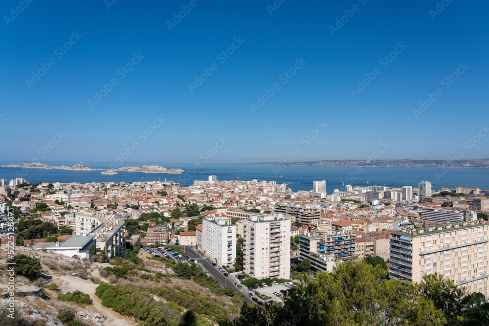 View of the city Marseille