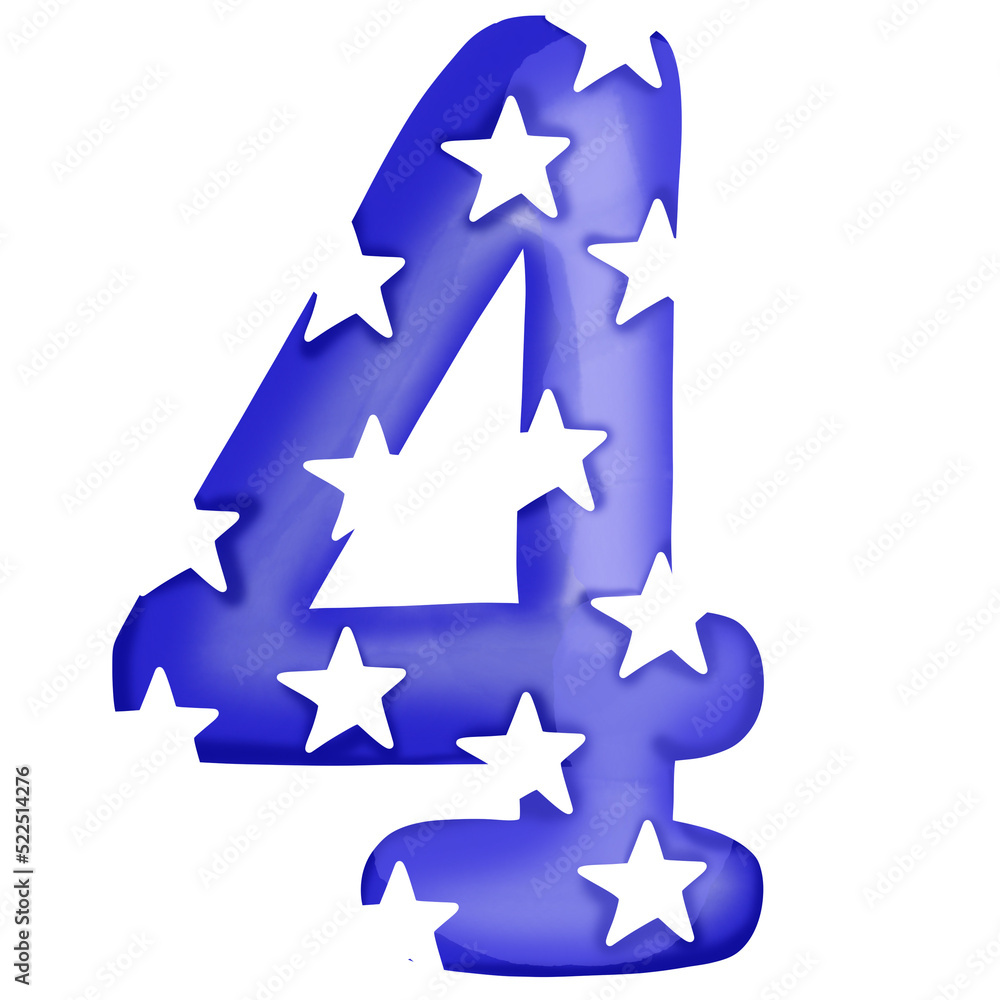 4th of July and America Flag-USA Watercolor 4th of July and America Flag-USA Watercolor