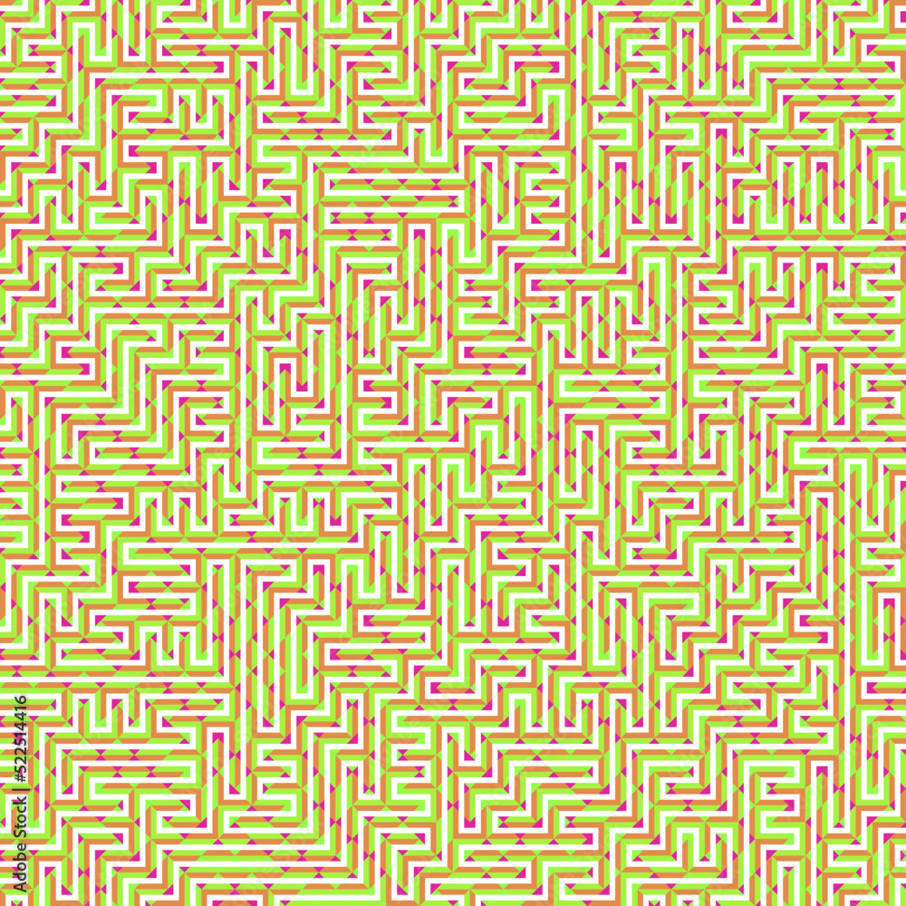 Color Rhombus tile tessellation pattern illustration Color Rhombus tile tessellation pattern illustration