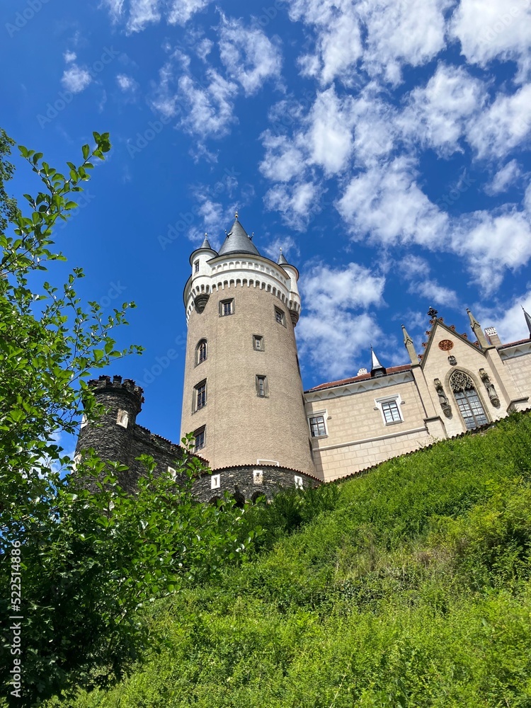 Zleby Castle in Czech Republic