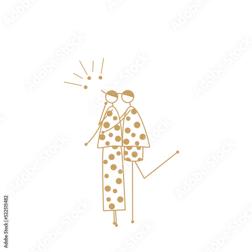 icon　Line Art　Simple Line　愛