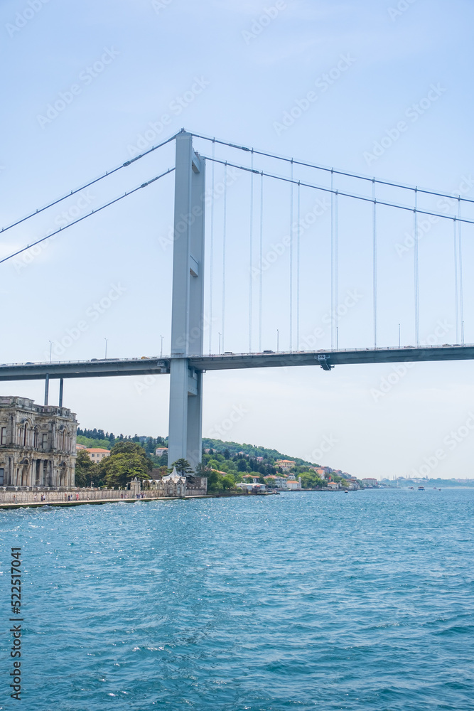 Beylerbeyi Palace on the bank of Bosphorus strait in Istanbul, Turkey Beylerbeyi Palace on the bank of Bosphorus strait in Istanbul, Turkey