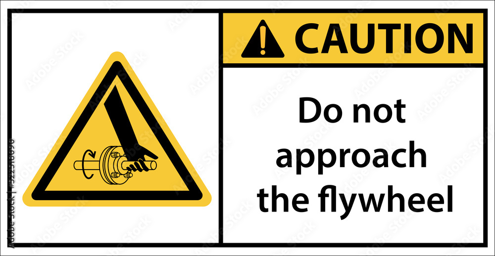 Please be careful not to put your hand near the flywheel.Sign safety. Please be careful not to put your hand near the flywheel.Sign safety.