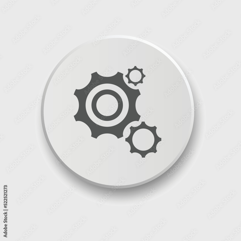 Gear icon set Vector illustration. Service Tools icon pack for ui, social media, website Isolated on white background with button
Gear icon set Vector illustration. Service Tools icon pack for ui, social media, website Isolated on white background with button