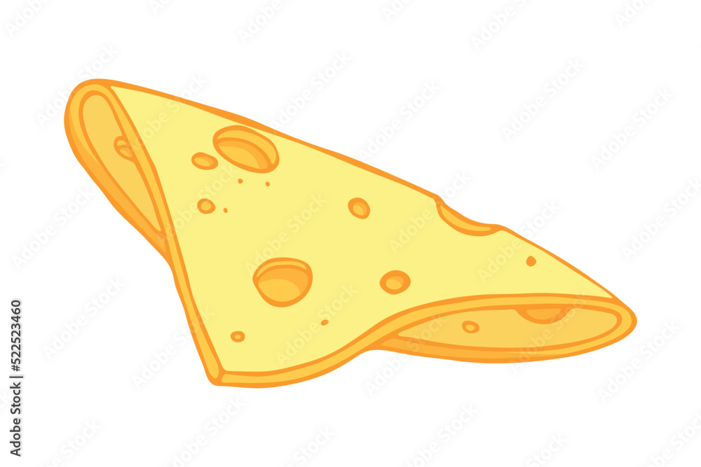 Hand drawn cheese parts and slices isolated on a white background. Cheese icon. Vector cheese clipart Hand drawn cheese parts and slices isolated on a white background. Cheese icon. Vector cheese clipart