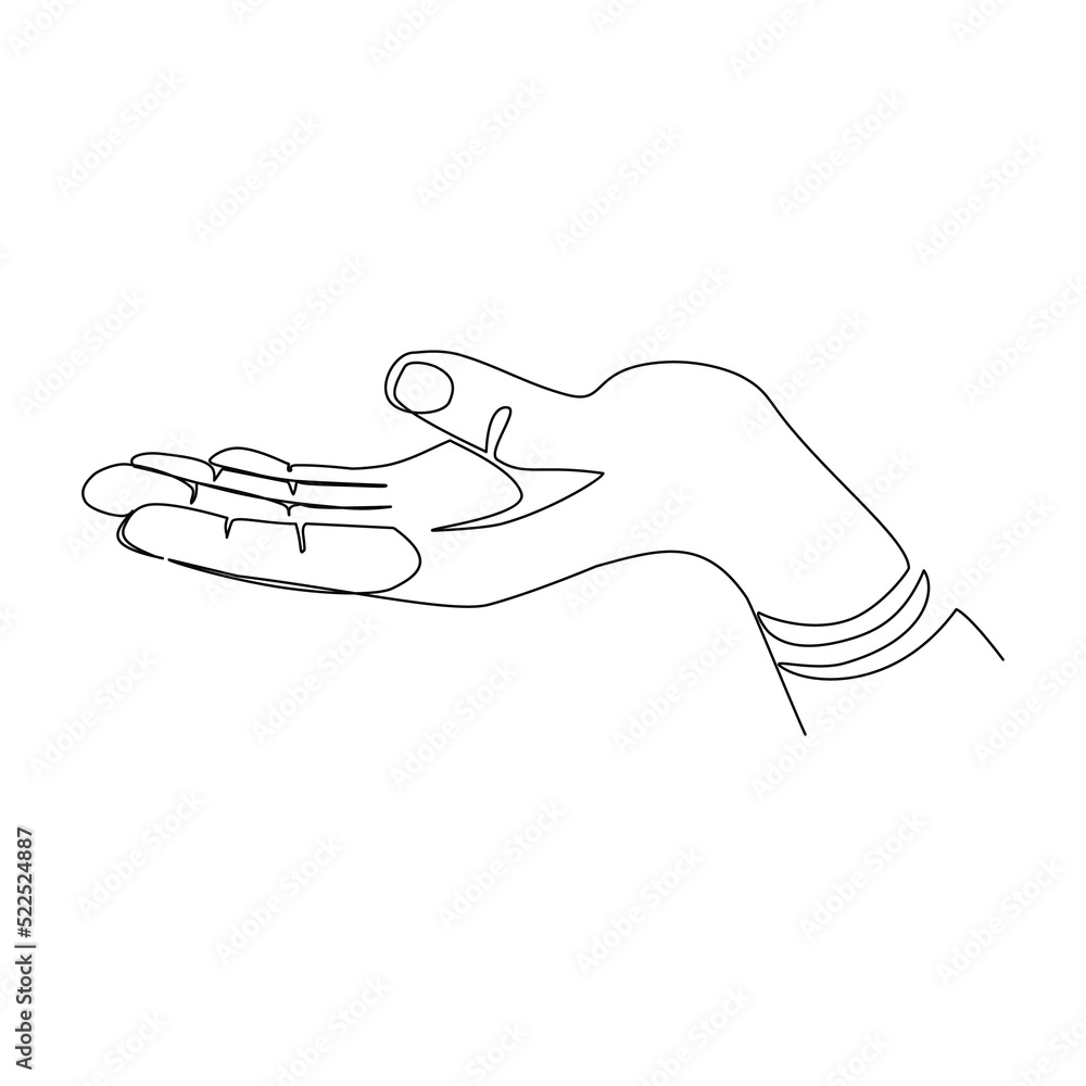 Vector illustration hand drawn in line art style Vector illustration hand drawn in line art style