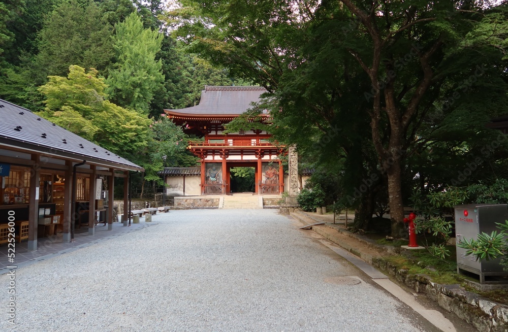 Japanese shrines and temples : Nio-mon Gate in the precincts of Murou-ji Temple in Uda City in Nara Prefecture 日本の神社仏閣:奈良県宇陀市にある室生寺の仁王門 Japanese shrines and temples : Nio-mon Gate in the precincts of Murou-ji Temple in Uda City in Nara Prefecture 日本の神社仏閣:奈良県宇陀市にある室生寺の仁王門