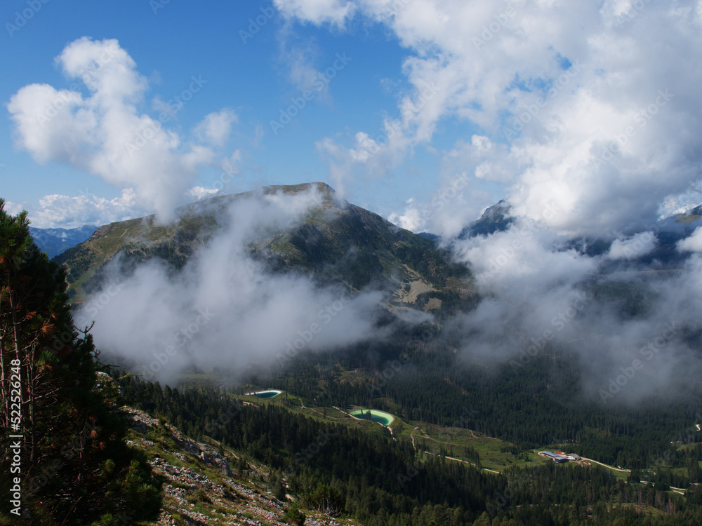 Fototapeta premium passeggiando in val di fiemme, trentino alto adige, italia