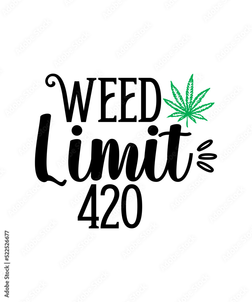 Naklejka premium Weed SVG Bundle, Marijuana SVG Bundle, Cannabis Svg, 420, Smoke Weed Svg, High Svg, Rolling Tray Svg, Blunt Svg, Cut File Cricut, Silhouette