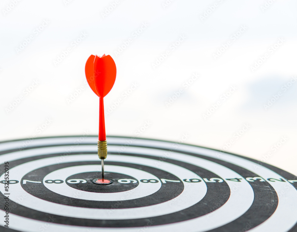dart hitting target dart hitting target