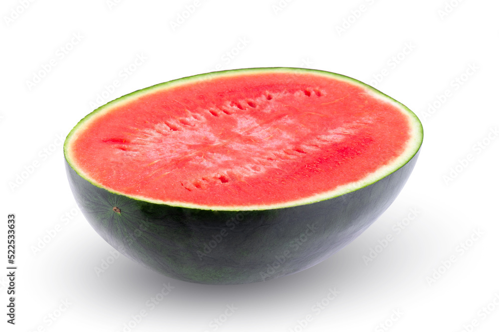 Watermelon sweet and juicy isolated on a white background Watermelon sweet and juicy isolated on a white background