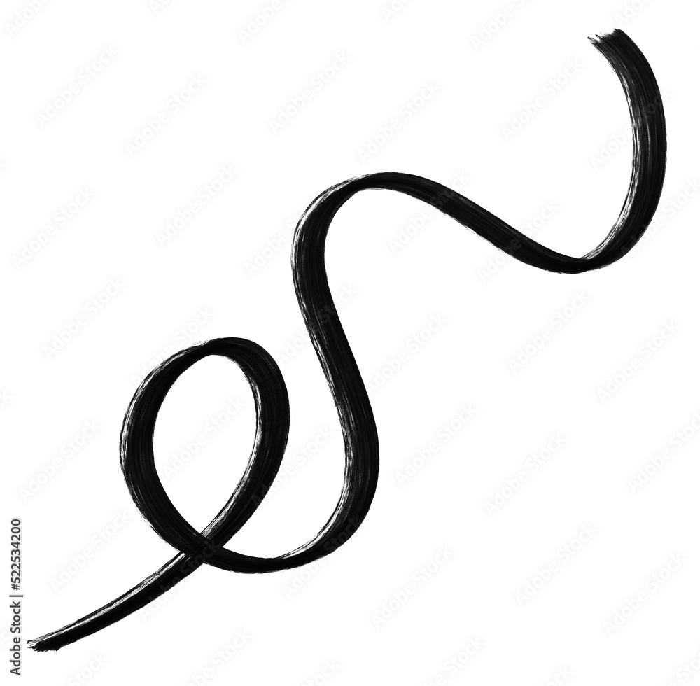 Hand drawn black paint brush strokes. Hand drawn black paint brush strokes.