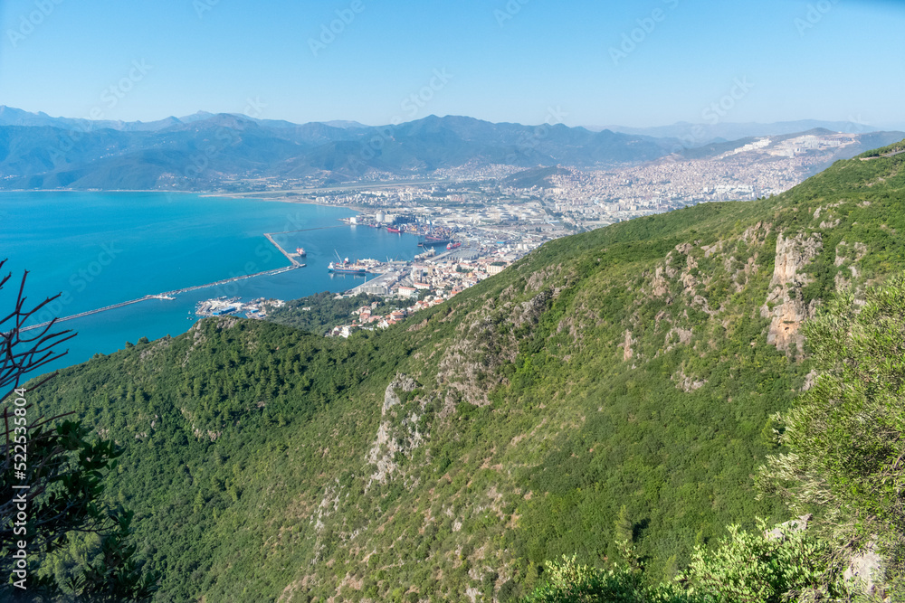 Scenic view from Yemma Gouraya National Park in Bejaia, Algeria Scenic view from Yemma Gouraya National Park in Bejaia, Algeria