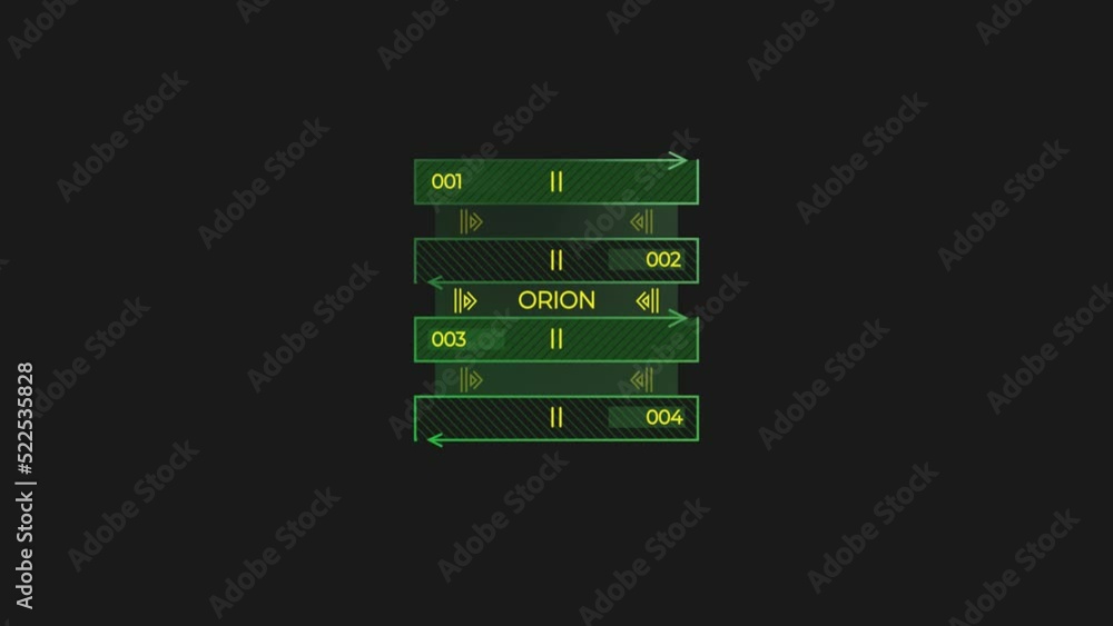 stylish, animated hud element in a sci fi setting on alpha stylish, animated hud element in a sci fi setting on alpha
