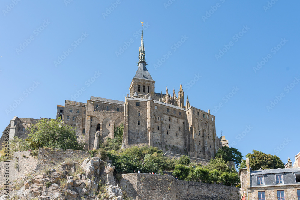Mont-Saint-Michel, miracle fortress in France for thousand years.