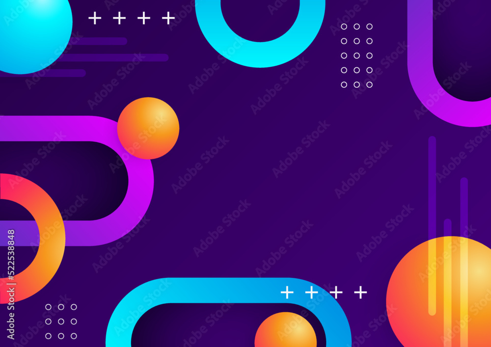 Obraz premium Modern bright vector colorful background for poster, brochure, card or flyer. Abstract colorful background texture