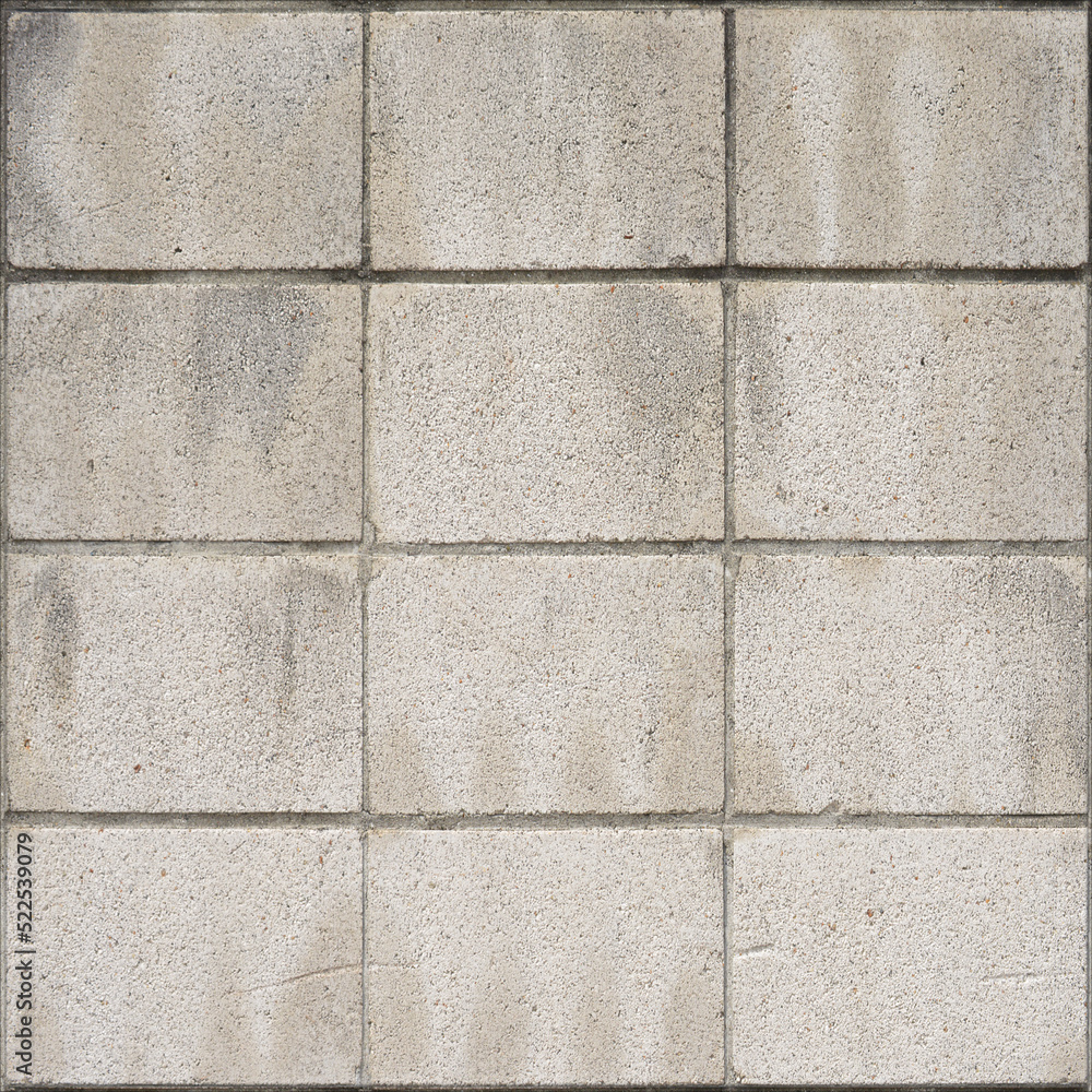 Naklejka premium Tiled_Brick_wall_A
