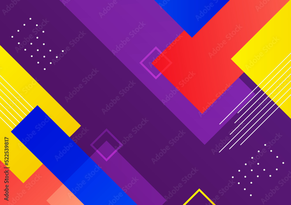 Modern colorful blue red yellow 3d abstract presentation background Modern colorful blue red yellow 3d abstract presentation background