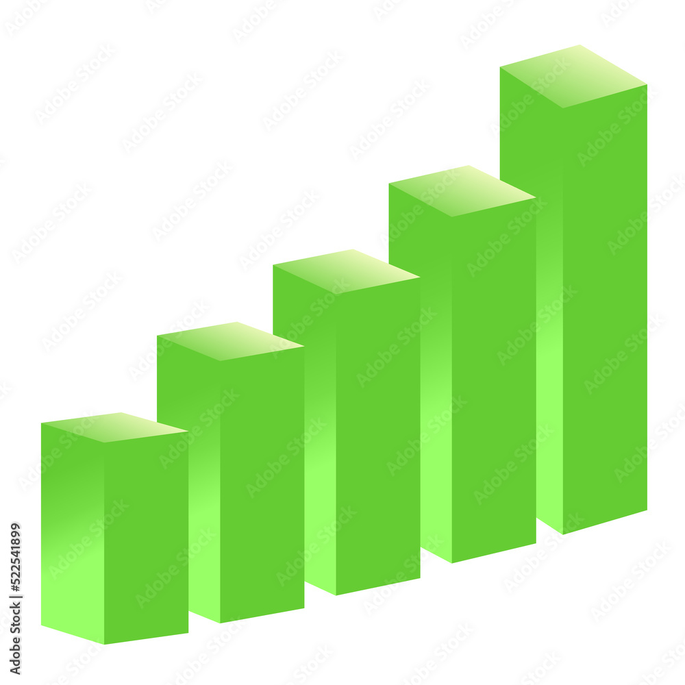 business graph. Growing graph simple icon business graph. Growing graph simple icon