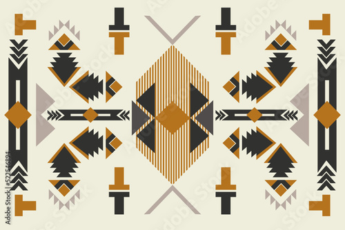 Tribal pattern decorative elements isolated on white background ethnic collection aztec geometric ornaments,seamless pattern