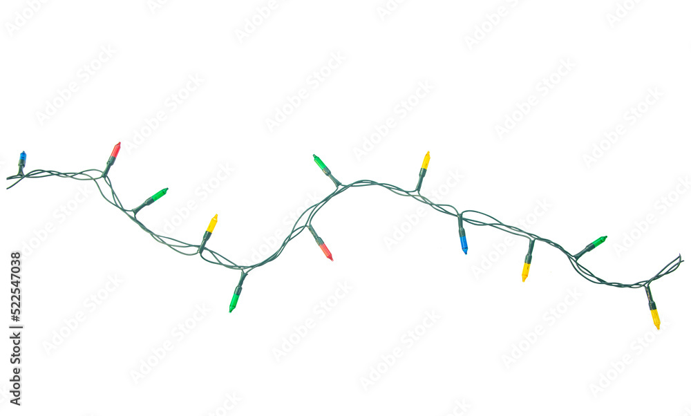 Naklejka premium Christmas lights