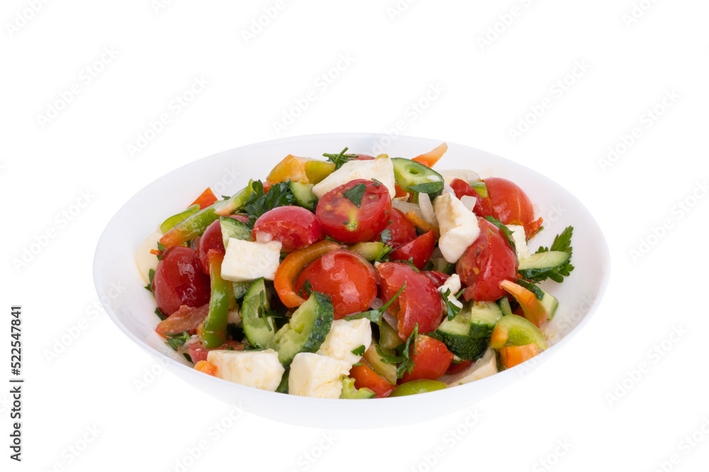 salad with tomatoes and mozzarella cheese