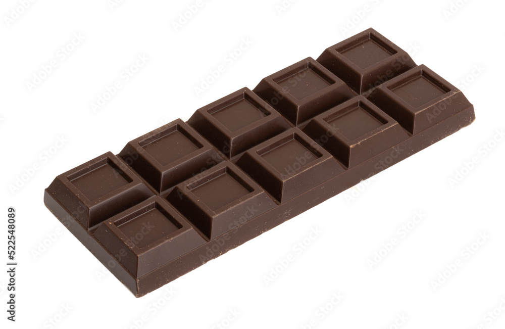 Fototapeta premium chocolate bar isolated