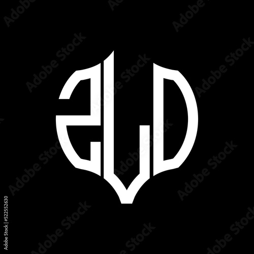 ZLO letter logo. ZLO best black background vector image. ZLO Monogram logo design for entrepreneur and business. 