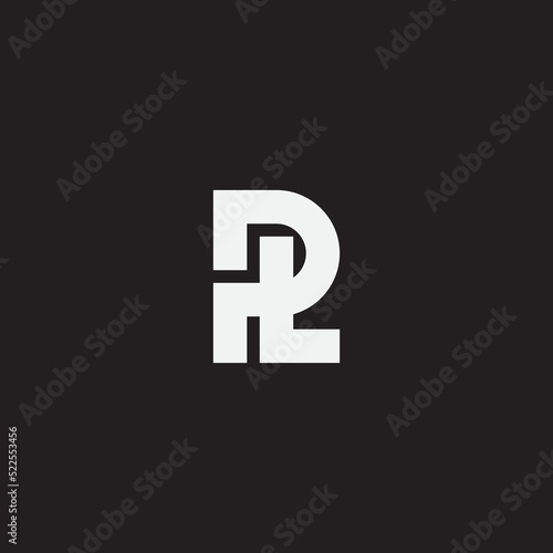 Letter PL monogram logo template.