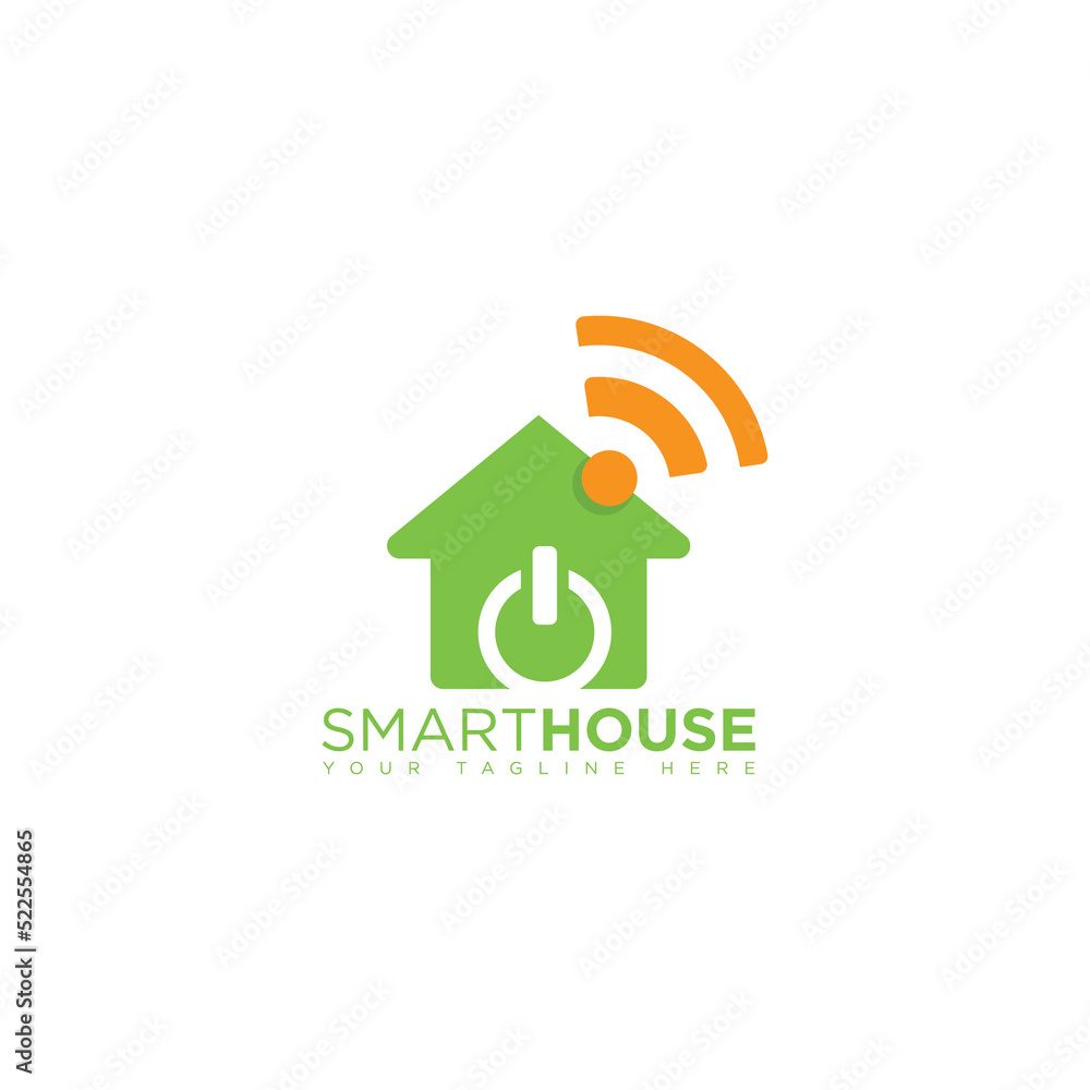 Smart House Logo Design Template. Smart House Logo Design Template.