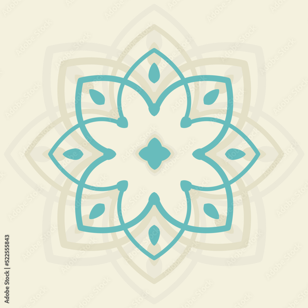 tile flower design