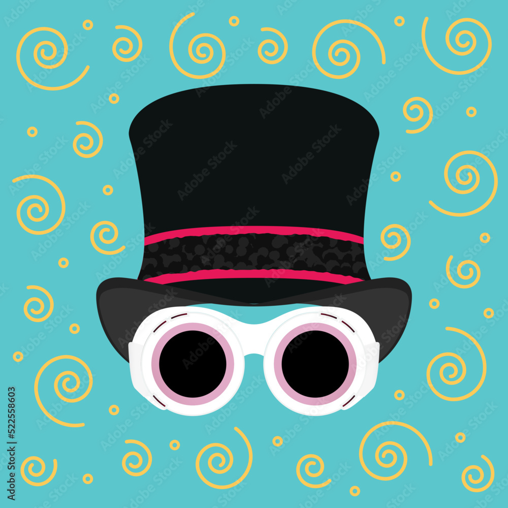 Sunglass Silhouette, Sunglass Mask, Top Hat Sunglass, Iconic Movie