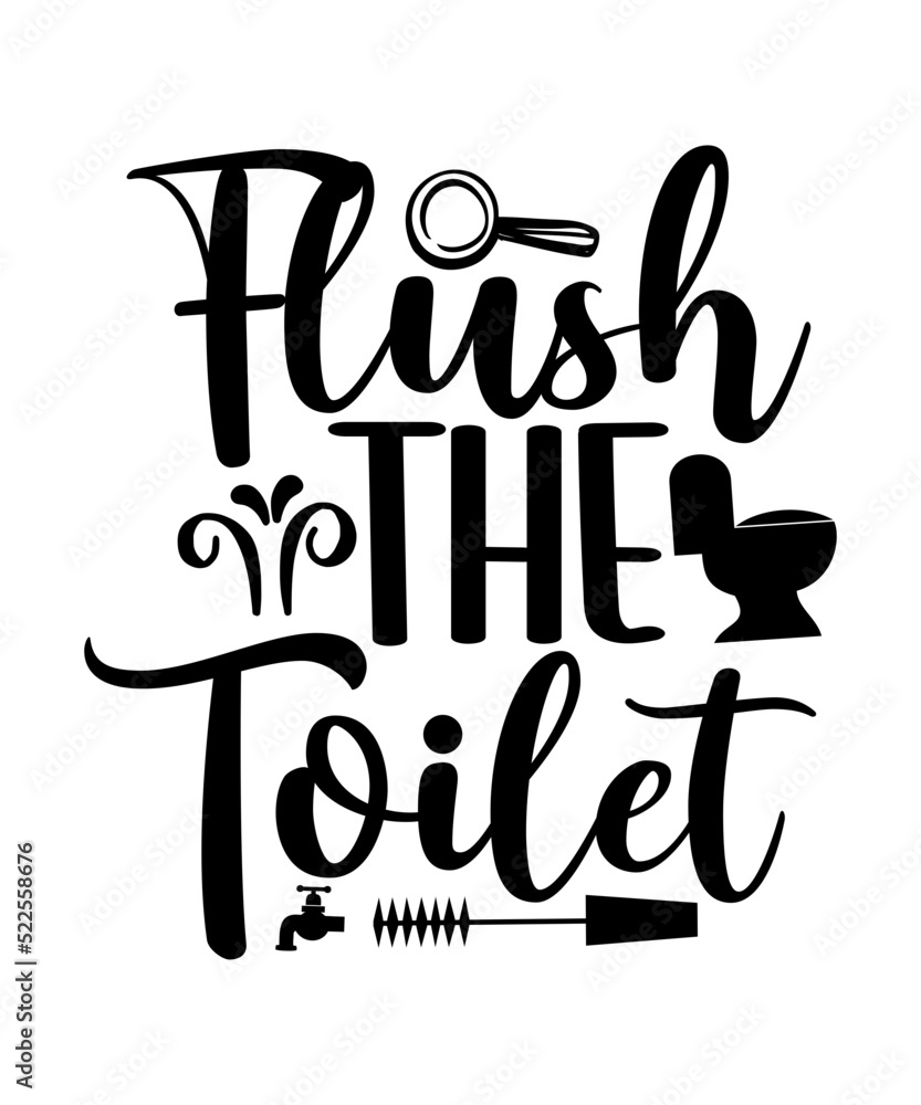 Bathroom Sign svg, Bathroom svg, Funny Bathroom svg, Bathroom svg Files