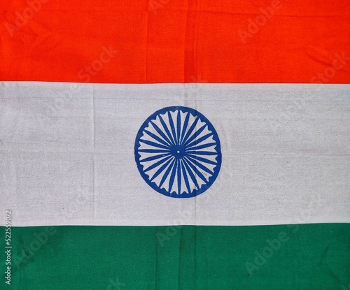 Indian National flag for independance day  celebration photo