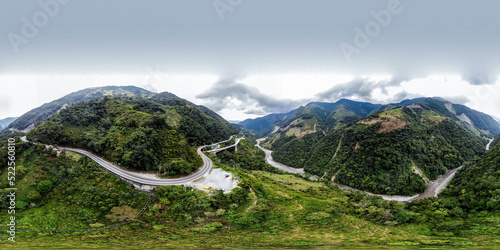 landscapes from the mountains and roads to villavicencio meta