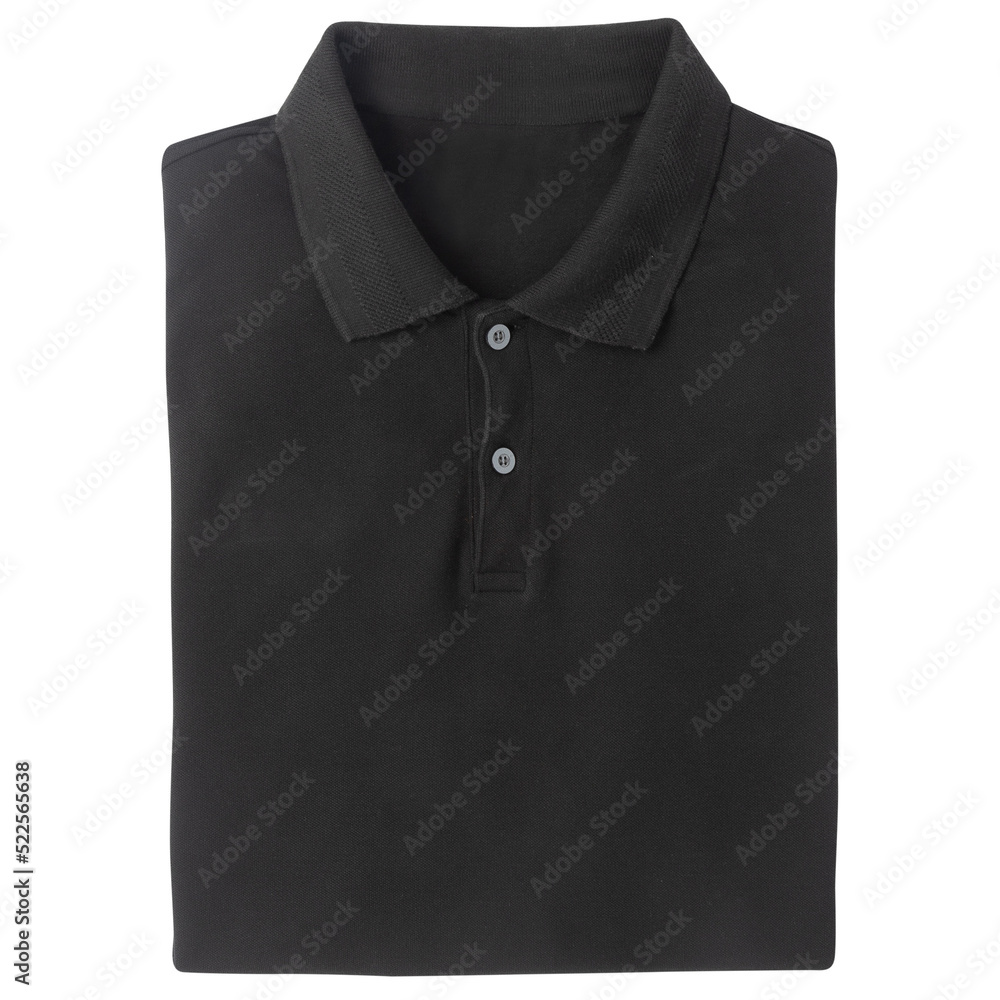 Black Polo t shirt mockup. Black Polo t shirt mockup.