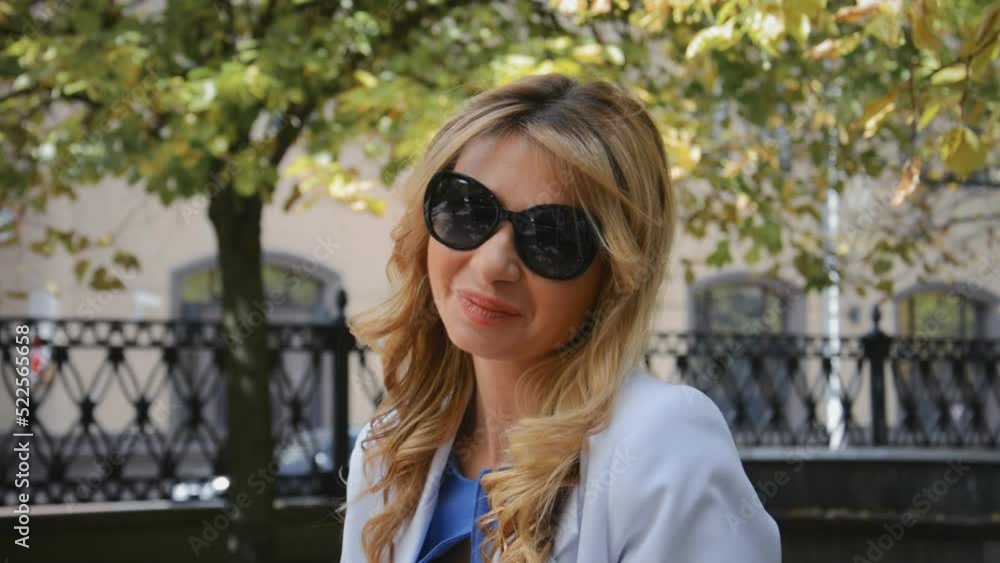 Beautiful business woman portrait outside Beautiful business woman portrait outside