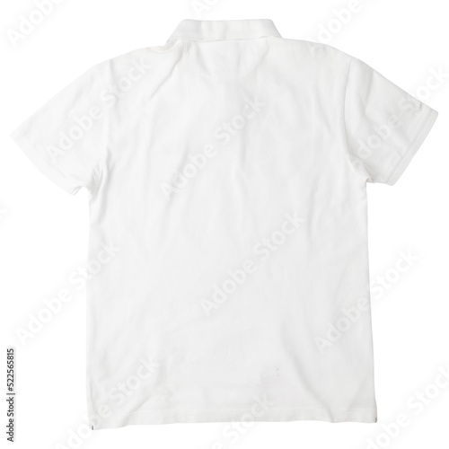 White Polo t shirt mockup.