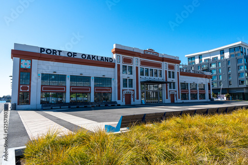 Outside of Port of Oakland Building