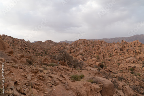 Landscape of Tafraoute, Morocco photo