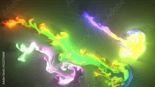 fluid paint background naturally