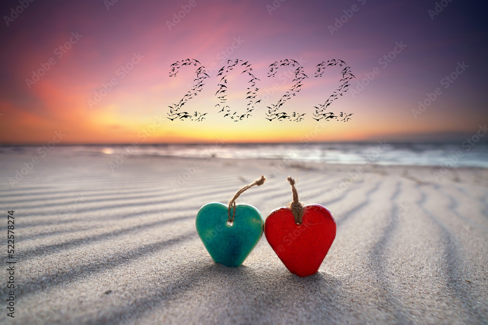 Fototapeta premium Liebe zur Küste