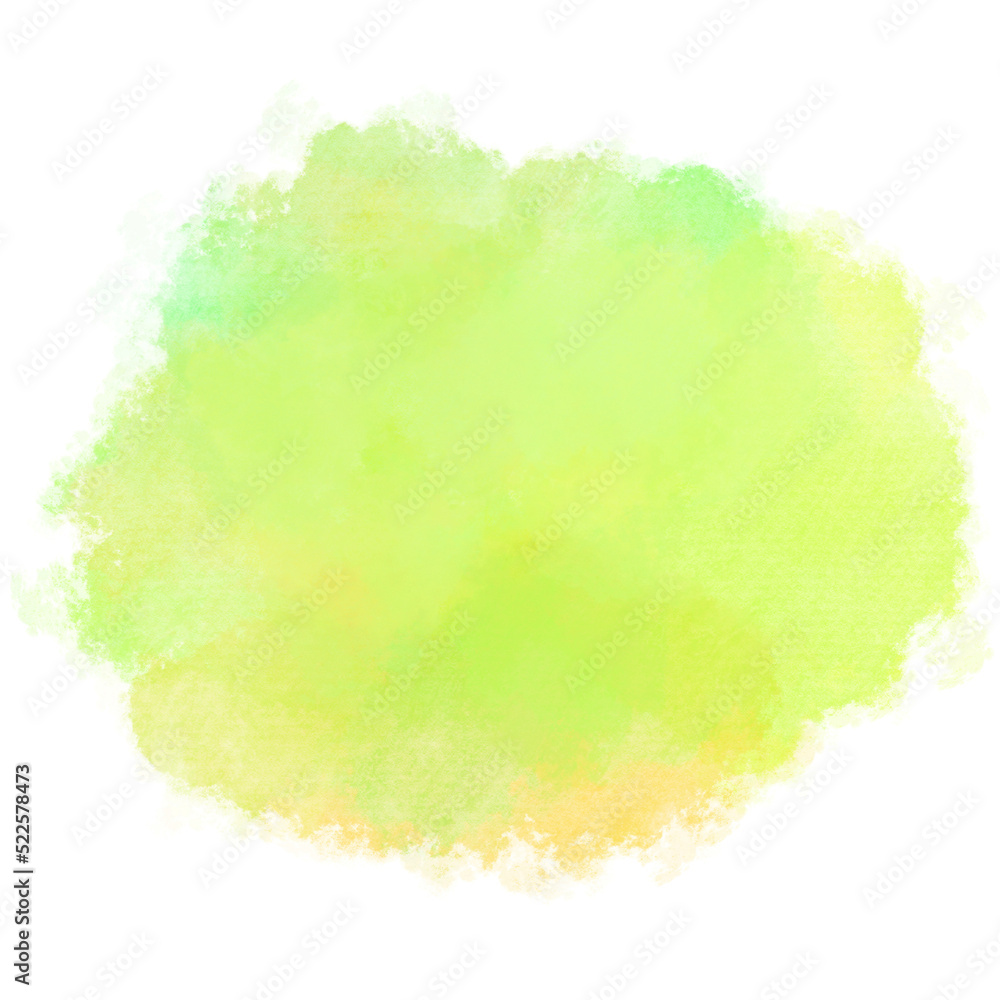 green watercolor stain paint