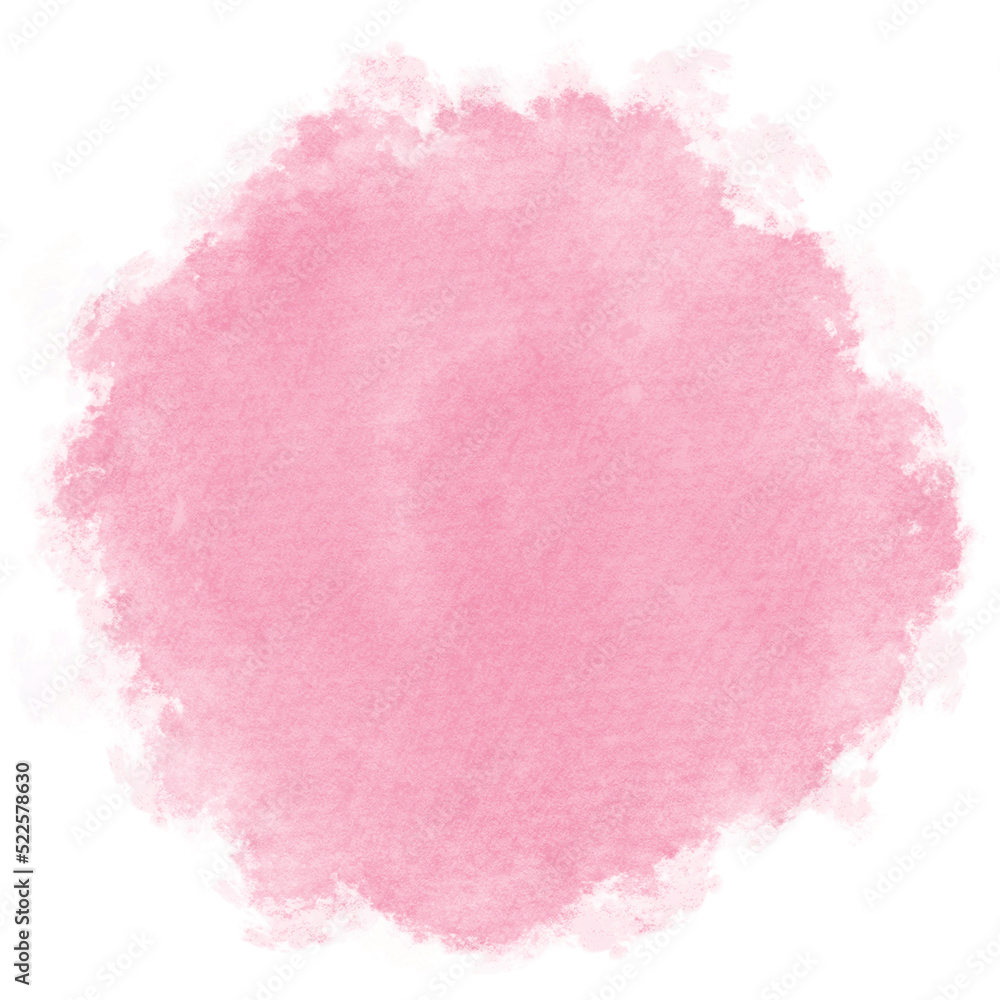 Fototapeta premium pink watercolor stain paint