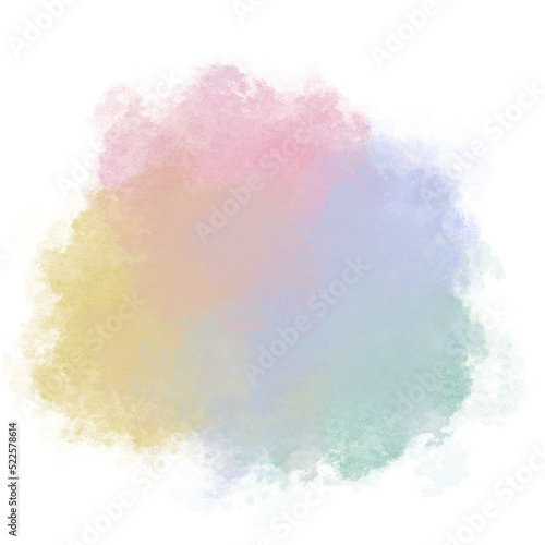 pastel watercolor stain paint