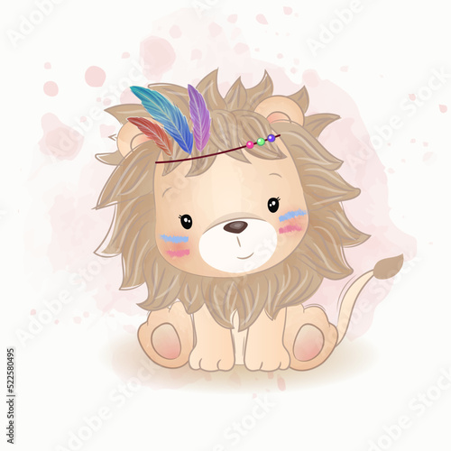 Cute little lion